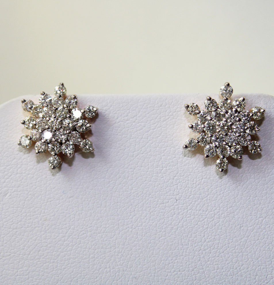 traditional-flower-diamond-earrings